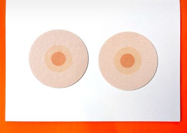 Textile sticker »Boobs Color 1«