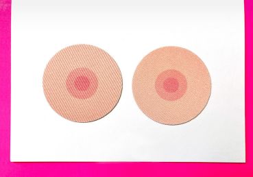 Textile sticker »Boobs Color 2«