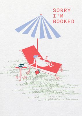 Say it »Sorry, I'm booked«