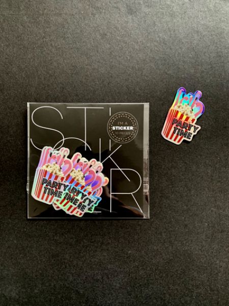 Sticker »party time«