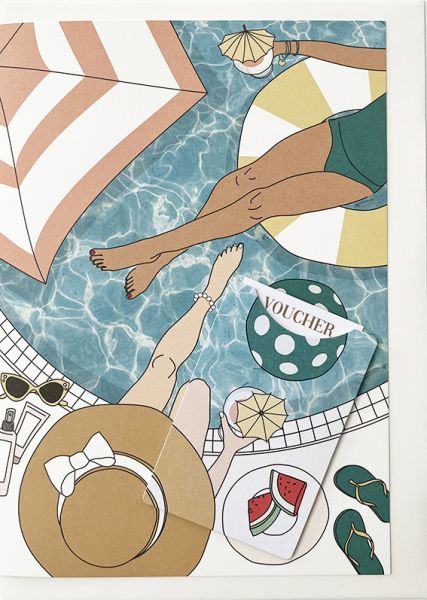 Gutscheinkarte & Etui »SUMMERTIME«