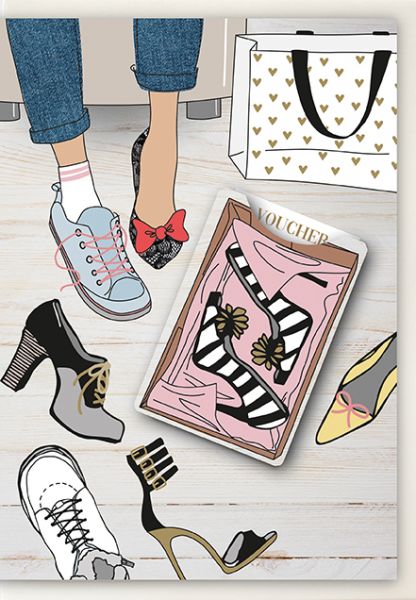 Gutscheinkarte & Etui »SHOES«