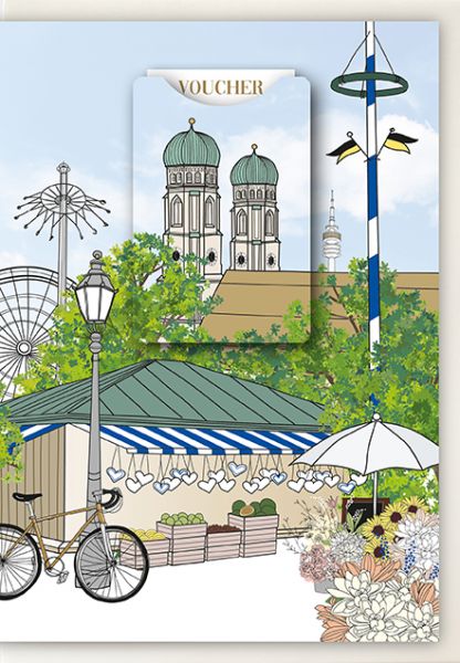 Gutscheinkarte & Etui »MÜNCHEN«