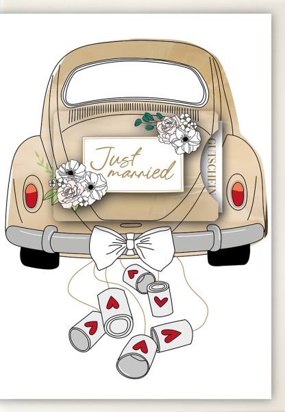 Voucher & Etui »JUST MARRIED«